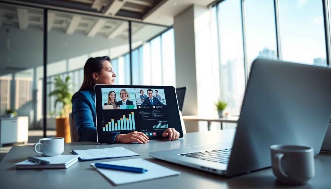 Headhunter IT in action during a video call discussing recruitment strategies.
