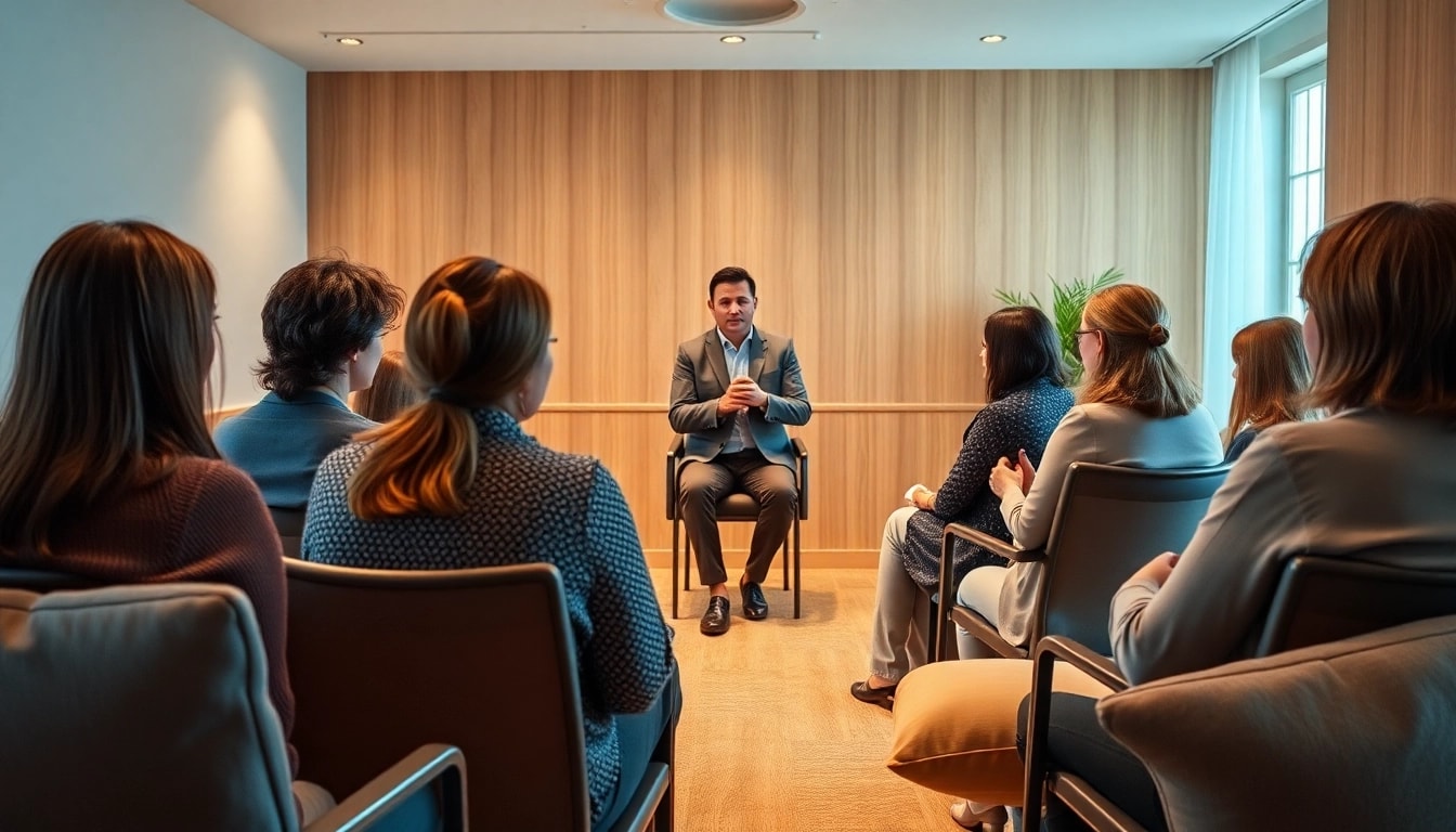 Sternenkinder Seminar: Participants engaging in heartfelt discussions in a serene and supportive environment.