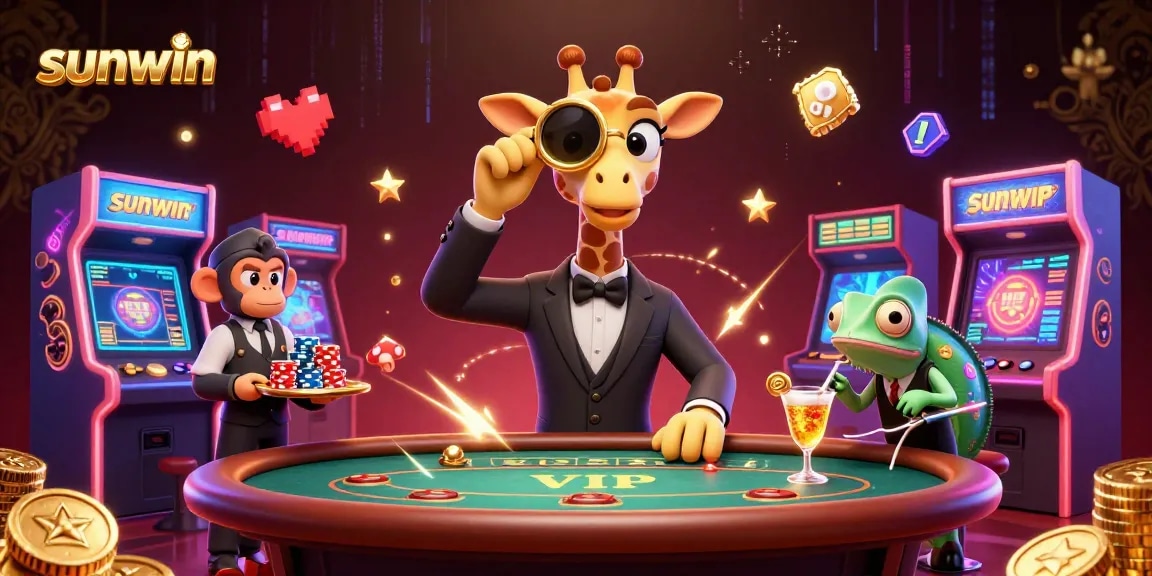 Experience the thrill of sunwin with high-roller giraffes and vibrant casino games.