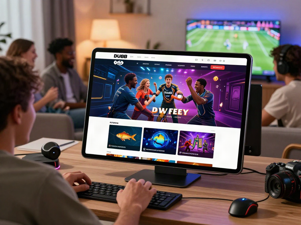 DU88 online gaming experience with diverse players enjoying dynamic games in a cozy setting.